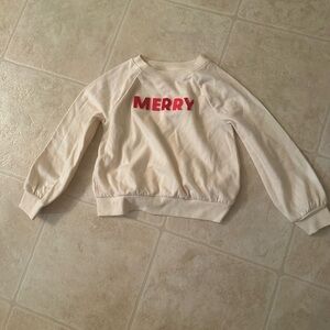 Cat & Jack Merry sweatshirt girls